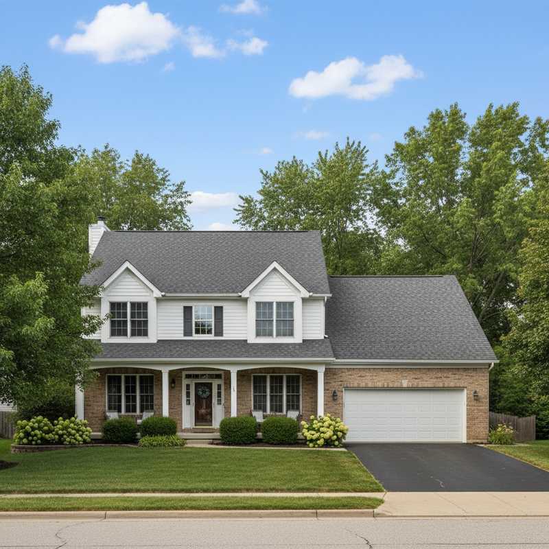 Professional roof replacement team installing metal roofing system on residential home in Apex neighborhood
