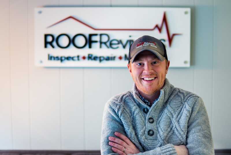 Joey Sayre, vice president of Roof Revivers.