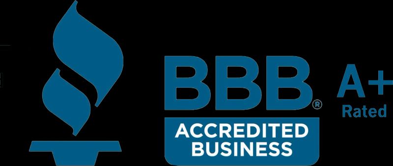 A+ rating with the better business bureau.