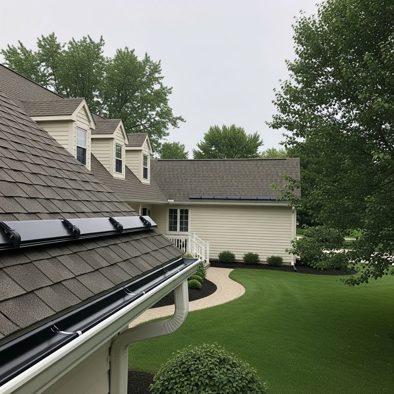 Gutters with leaf guards
